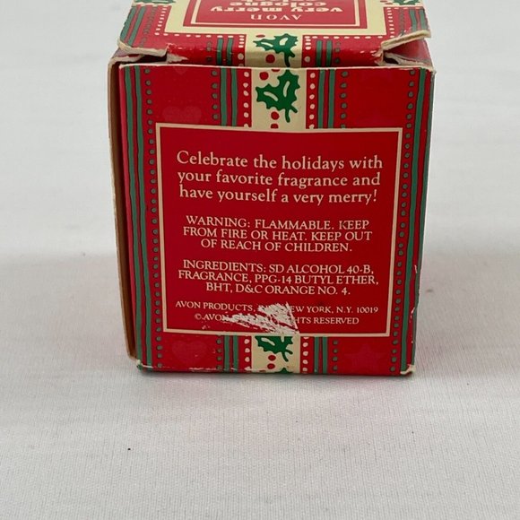 New Old Stock Avon Night Magic Very Merry Cologne Perfume Splash .5 oz - Picture 3 of 6